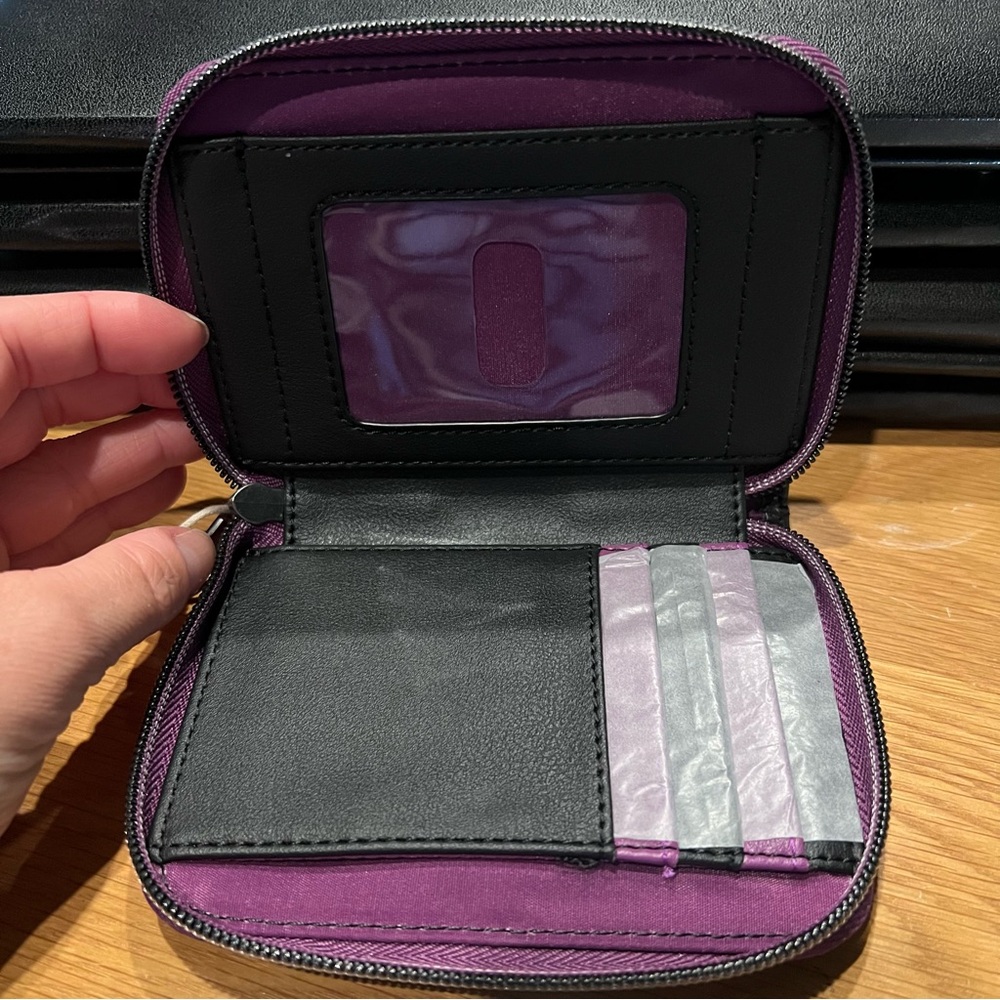 Loungefly Disney Nightmare Before Christmas Black and Purple Wallet - Picture 6 of 6
